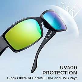 KastKing Skidaway Polarized Sport Sunglasses for Men and Women,Ideal for Driving Fishing Cycling and Running,UV Protection