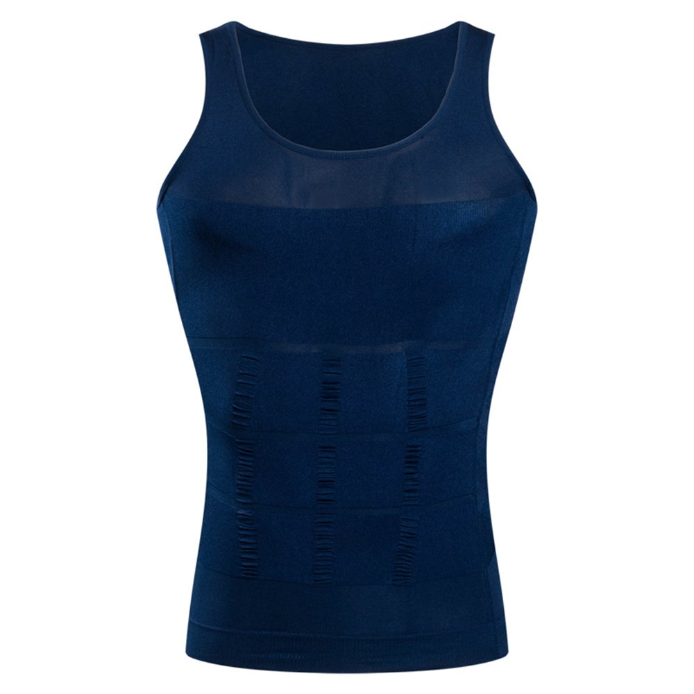 BaronHongGynecomastia Compression Shirt Vest to Hide Man Boobs Moobs Slimming Mens Shapewear Flatten Whole Abdomen