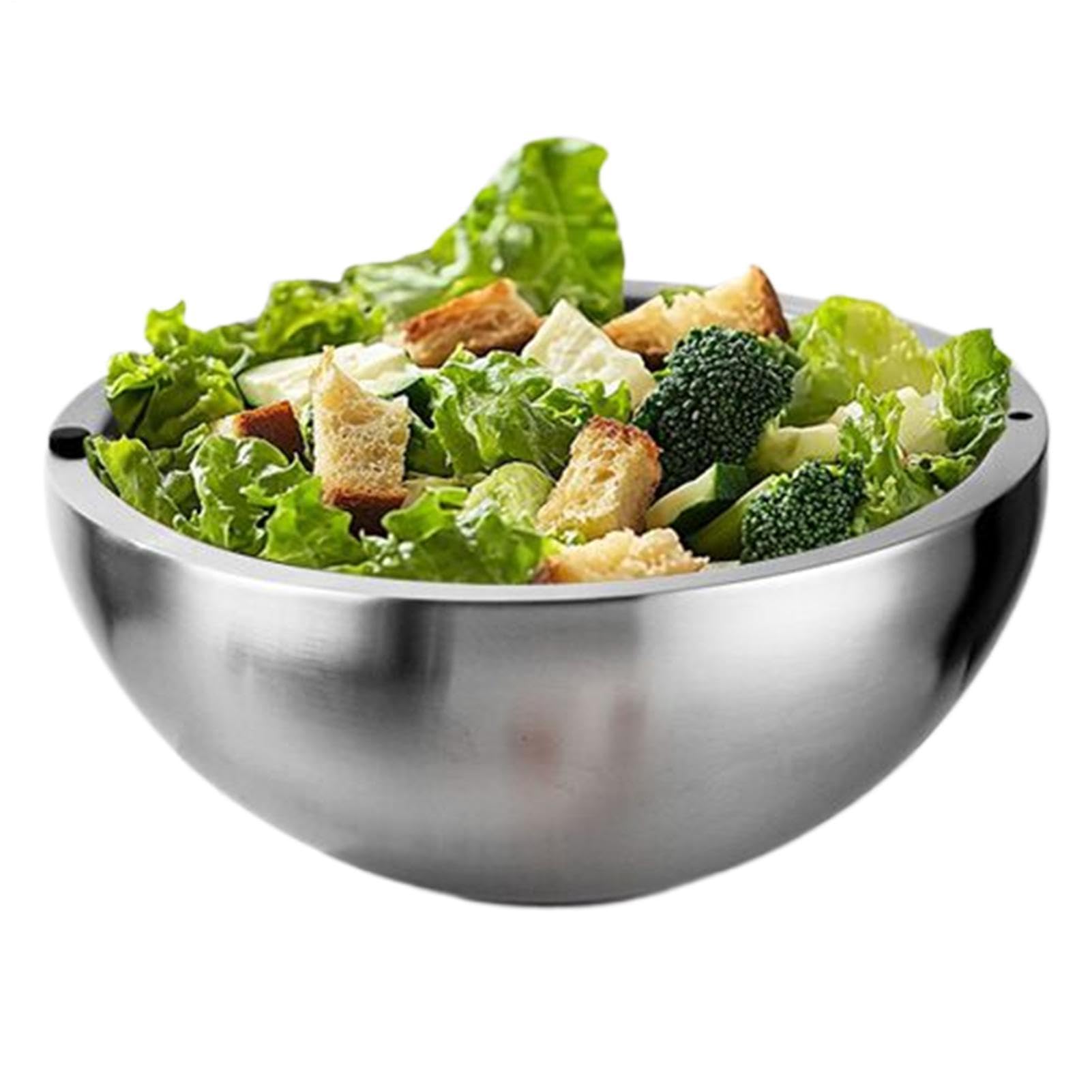 Kühlschüssel für Dip, Guacamolschale, Edelstahl, doppelwandig