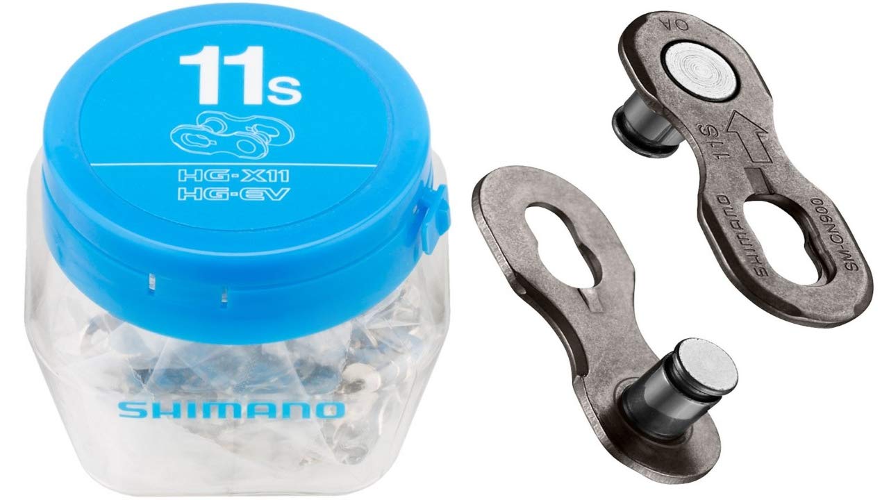 (SHIMANO) SM-CN900 Quick Link 11S Single Metal Bicycle Chain, Box of 50