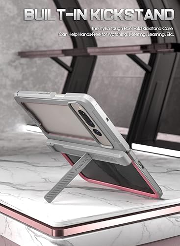 Miniatura 3 de Poetic Guardian - Funda para Google Pixel Fold 5G, protección de bisagra soporte de apoyo protección de grado mil ultrafina híbrida de cuerpo