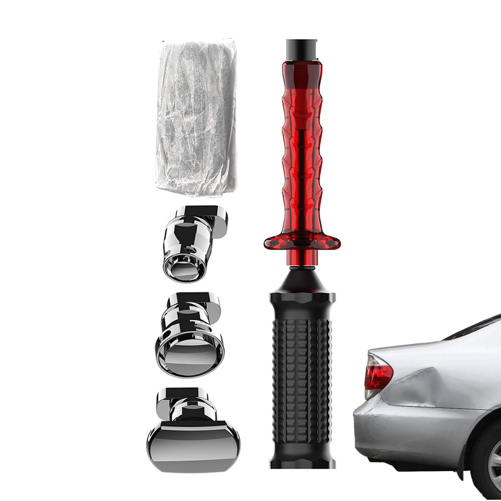 Attrezzo di riparazione per esterni 'auto, kit di rimozione sicuro per | vernice, strumenti per riparazione ammaccature del veicolo, kit di riparazione in metallo, kit di restauro carrozzeria per