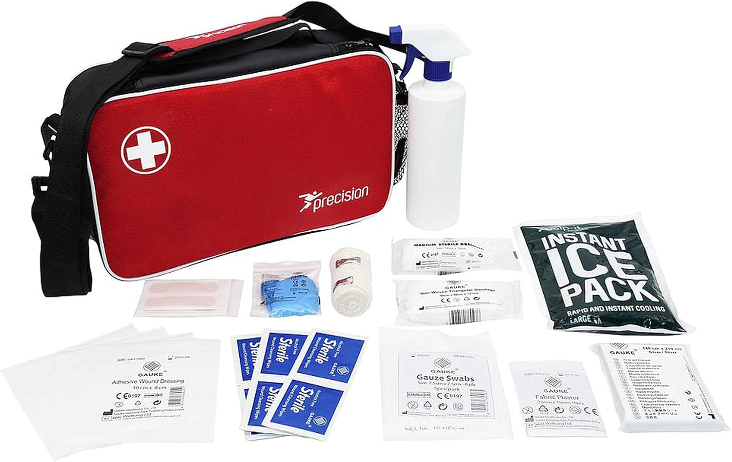 Precision Pro HX Academy Touchline Injury Sports Medi Bag + Medical Kit B