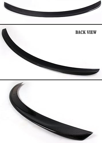 Miniatura 2 de Cuztom Tuning Tapa de maletero de fibra de carbono brillante estilo fábrica compatible con compatible con Tesla Model S 2012-2021 60D 75D P85 P90D