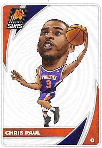 2020-21 Panini Stickers #431 Chris Paul/Illustrated Player Official NBA Basketball Album Sticker Measuring 2.75 inch tall X 2 inches wide in Raw (NM
