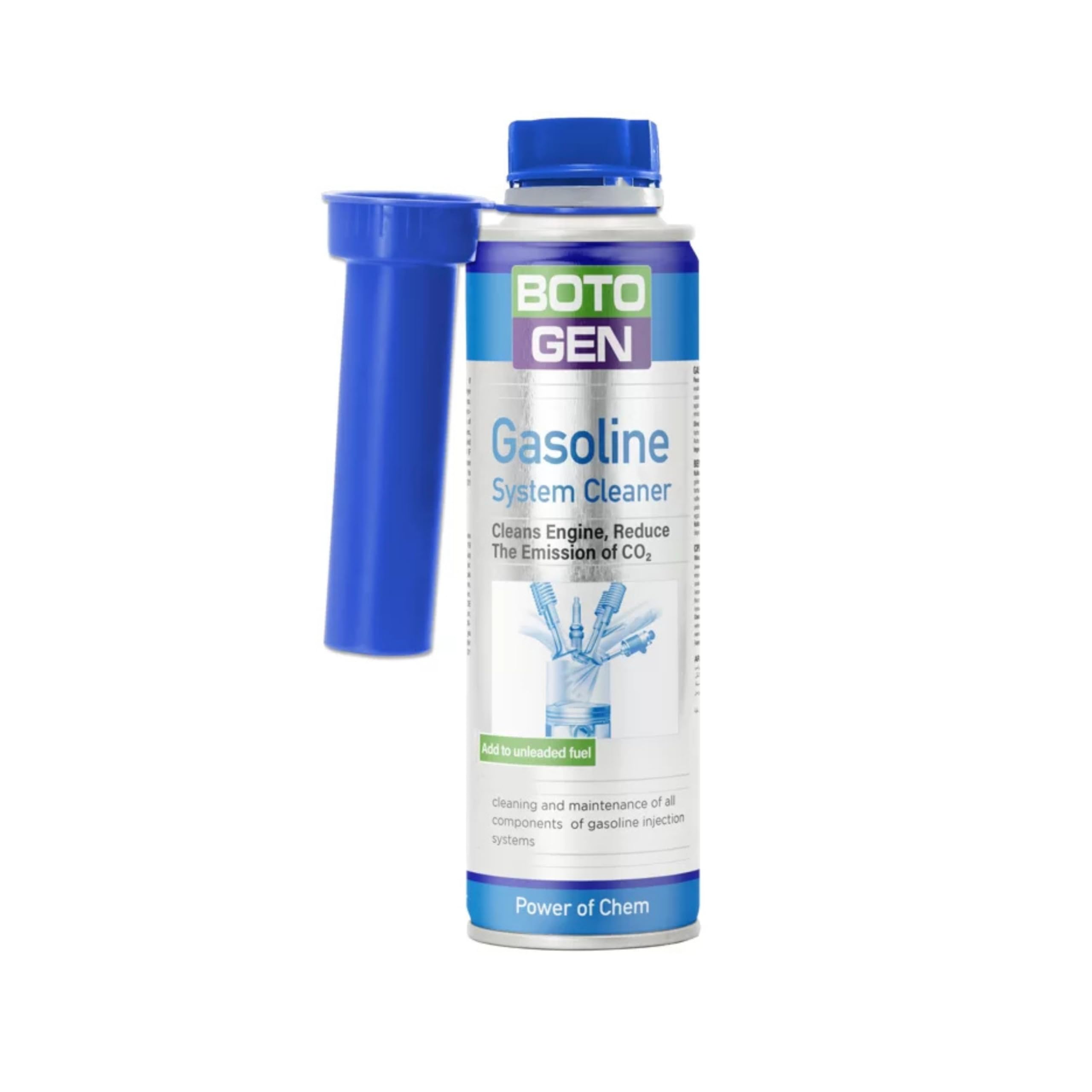 boto gen BOTOGEN Gasoline System Cleaner- Protects Fuel Injection System- Cleans Injector valves.-Reduces Fuel consuption- Cleans The Entire Full System -300 ml, 10.14 Fl Oz