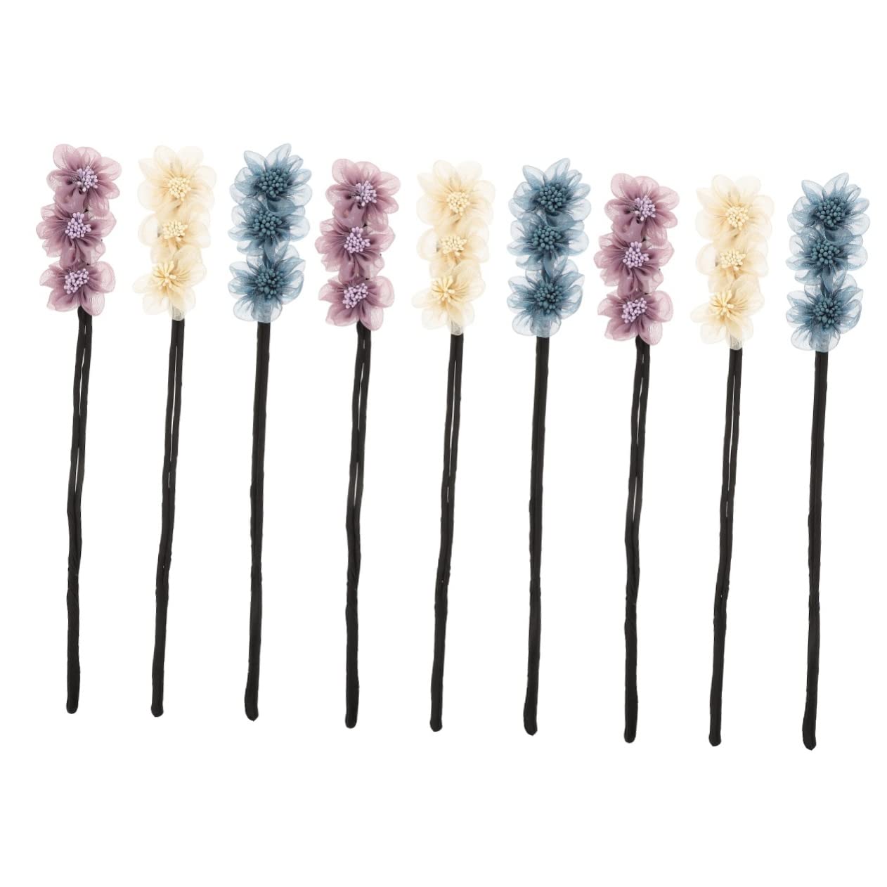 minkissy 9pièces Donut Bun Maker Avec Fleurs Éléguantes Outils De Coiffure Pour Chignon Et Boucles Accessoires Pratiques Pour Femmes