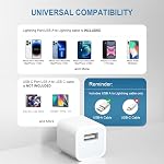 iPhone Charger Fast Charging [Apple MFi Certified] 3 Pack USB A Charger Block with 6ft USB A to Lightning Cable Compatible with iPhone 14 13/12/11/XS/XR/X 8 7/iPad