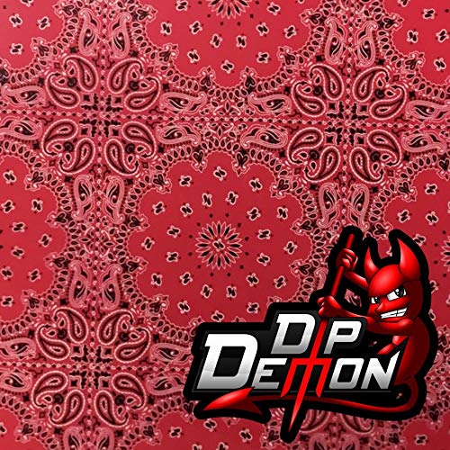 Hydrographic Film Red Bandanna Illusion Hydro Graphic Water Transfer Film Hydro Dipping Hydrographic Film Red Bandanna Illusion Hydro Graphic Water Transfer Film Hydro Dipping