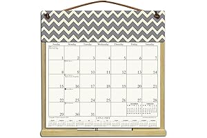 Your Personal Organizer - 2023 Wall Calendar Maine - Wooden Refillable Calendar Holder