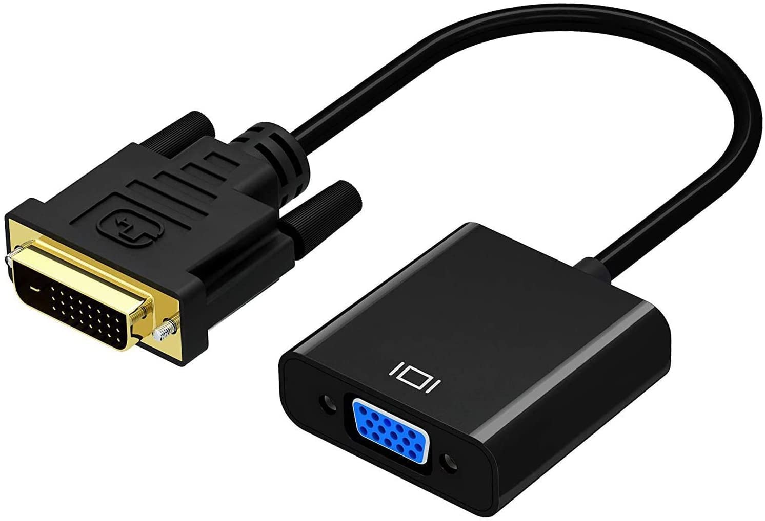 Tobo DVI to VGA Adapter,1080p Active DVI-D to VGA Adapter Converter 24+1 Male to Female Adapter-TD-225TC.-image-45