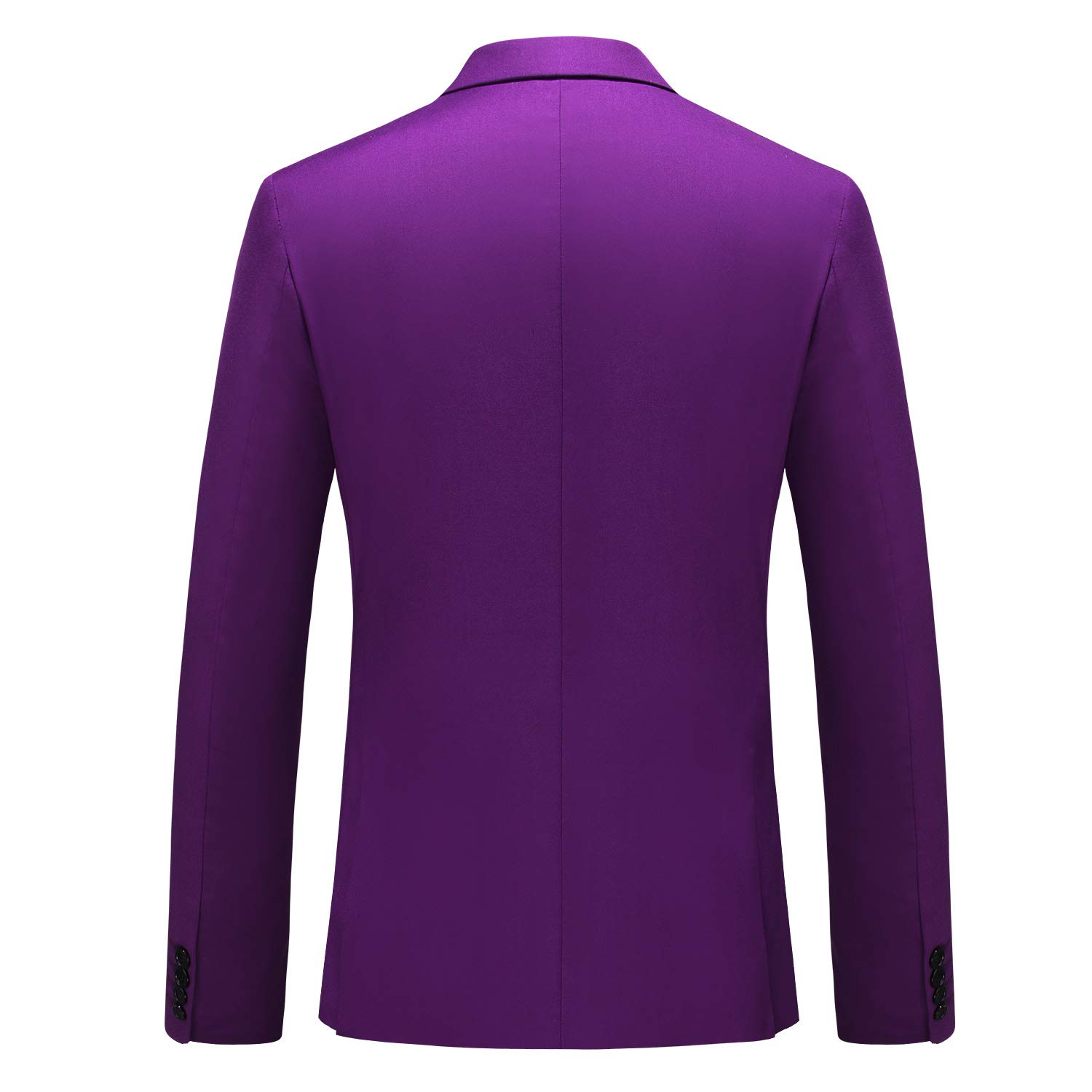 MOGU Abito da uomo, 2 pezzi, slim fit, con blazer doppiopetto e pantaloni da smoking