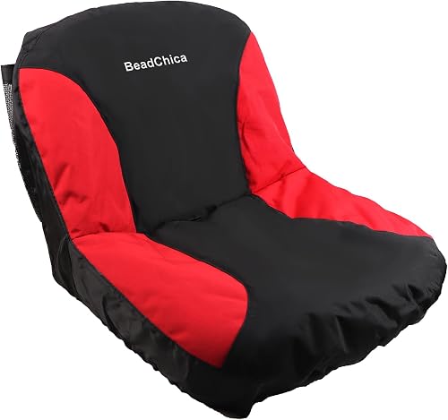 Riding Lawn Mower Seat Cover for Craftsman Toro MTD Troy-Bilt Kubota Husqvarna John Deere Weatherproof Tractor Seat Cover(Medium)