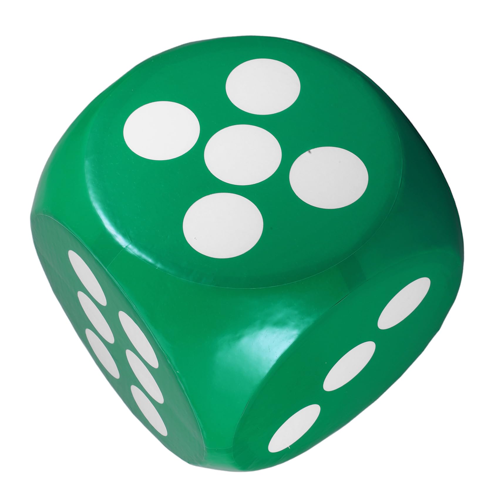 Dé Extra Large en Mousse Vert, Gros Dé à Bords Arrondis pour Jeux