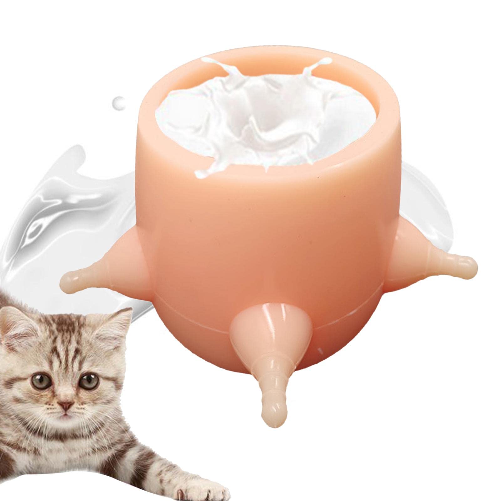 Silikon-Futterspender für Welpen, Milchschalen, Multi-Nippel, flexibles Stillzubehör, Nr. 1