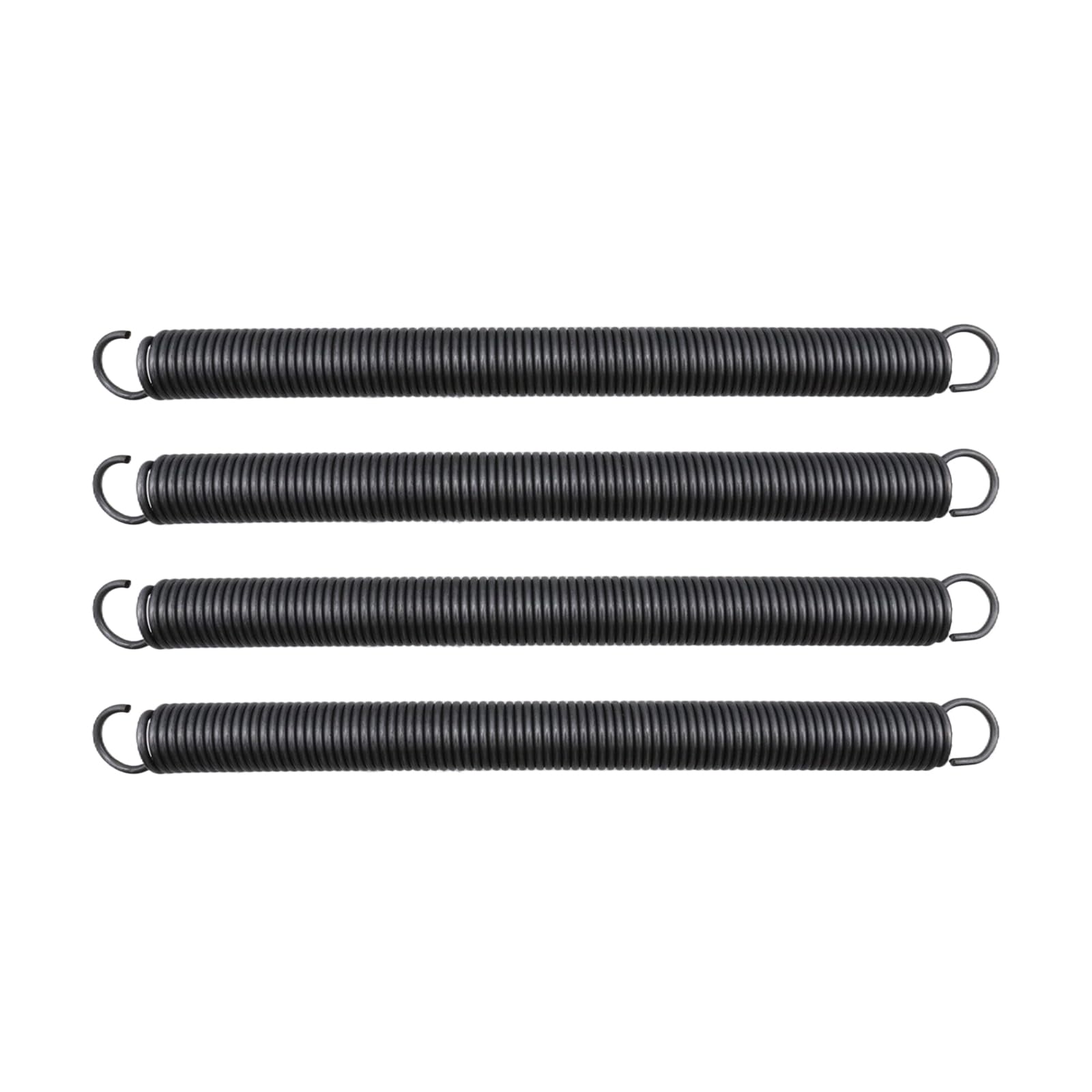 Pastlla 4Pcs Heavy Duty Extension Spring, Spring Steel Hook Construction Extended Tension Springs with Hook for Machinery Repair Construction