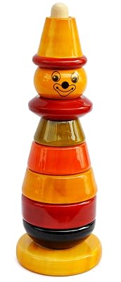 Maya Organic Bibbo - Wooden Stacker Toy (1-3 Years)