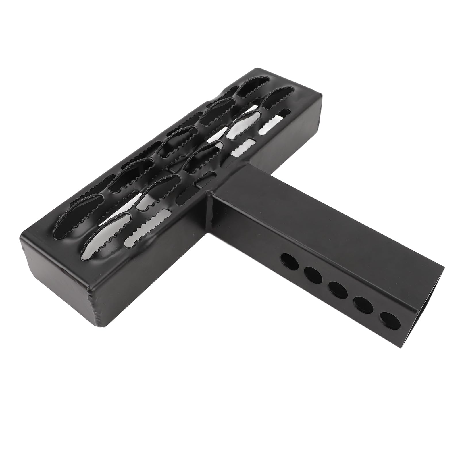 Hitch Step Wytrzymałość 600 Funtów Obciążenie 2 -calowe Odbiornik Krok z 5/8 -calową szpilką do Ciężarówki Samochodowej Van RV Black Solidne Stalowe Konstrukcja