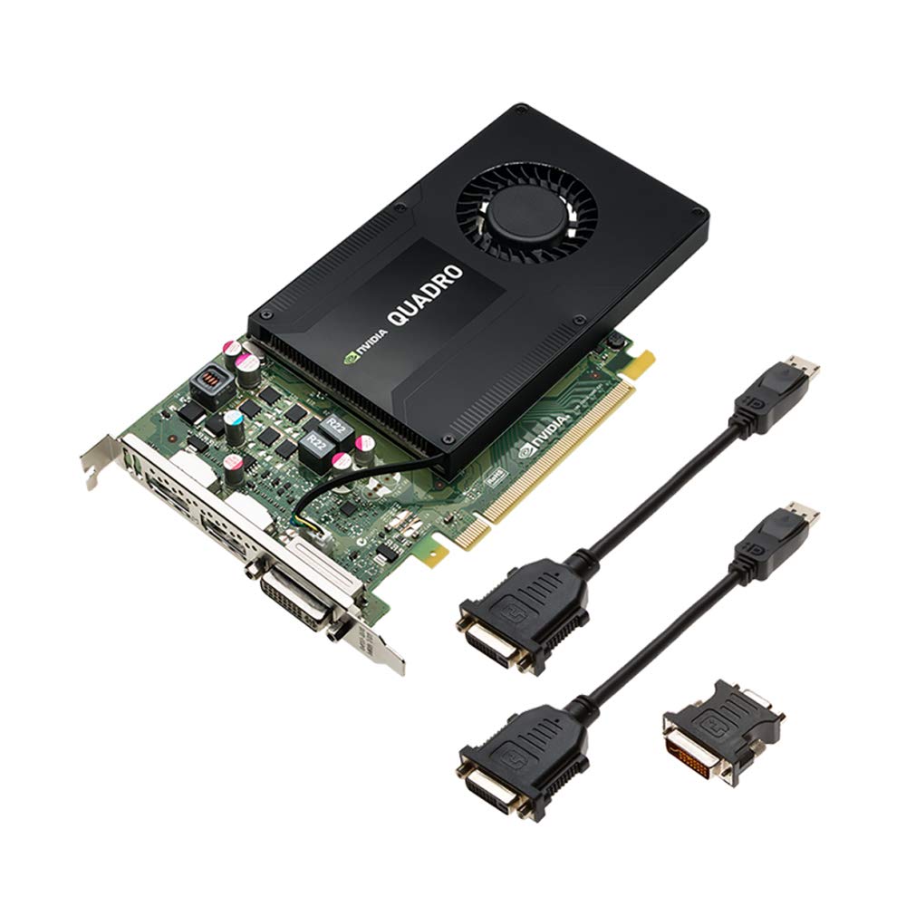 QUADRO K2200 Scheda grafica 4GB GDDR5 128-bit 80GB/S PCIe Express x16 1 x DVI-I DL, 2 x DisplayPort 1.2