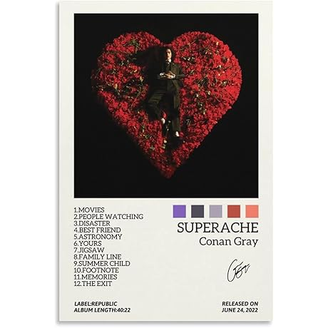 Superache Album Poster Aesthetic Canvas Poster