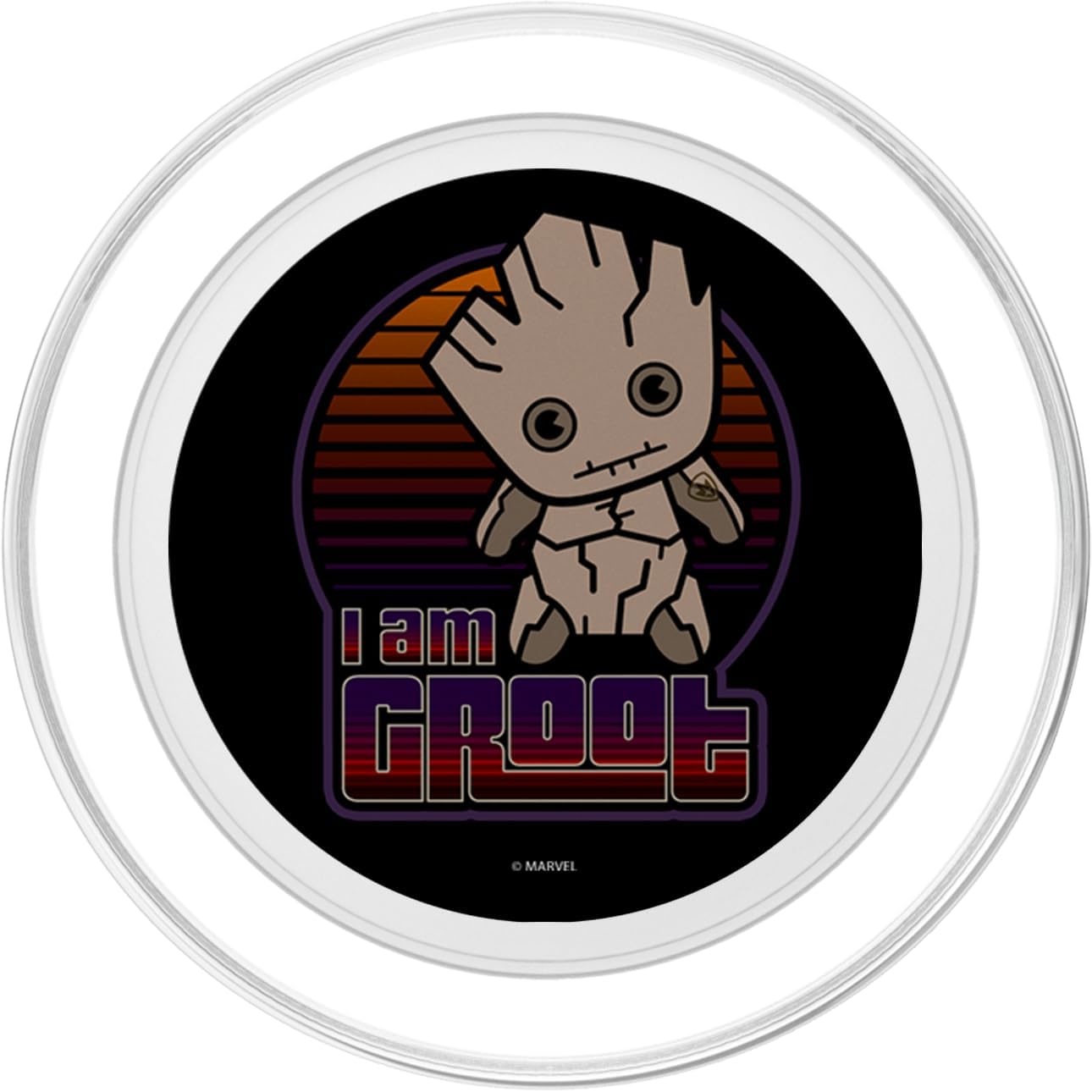 Marvel Guardians I Am Cartoon Groot PopSockets MagSafe PopGrip for iPhone