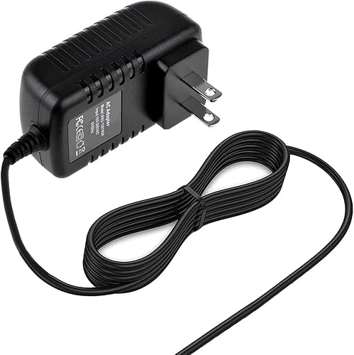 J-ZMQER Cargador adaptador de CA de 9 V compatible con Casio CTK-531 cable de alimentación de teclado fuente de alimentación PSU