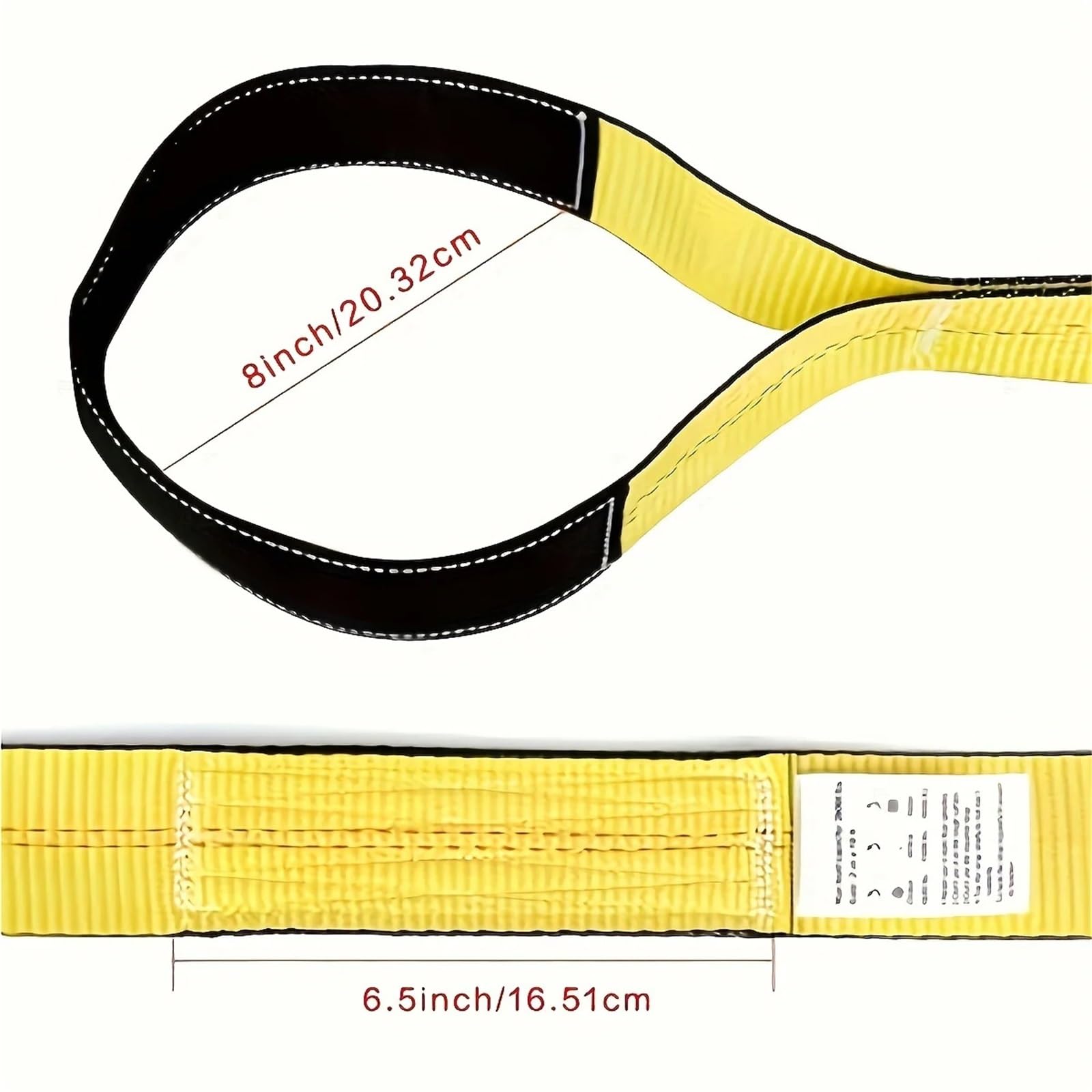 Bandschlingen 2 Stück 10 Fuß Nylon-Bergungswinden-Hebegurt