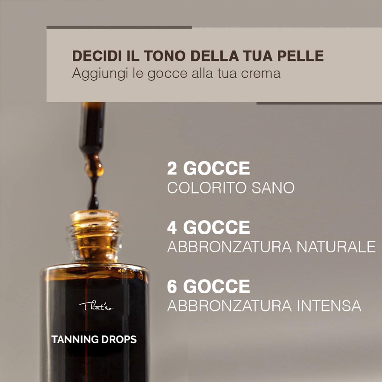 That'So Tanning Drops - Pregiate gocce magiche viso abbronzanti per lo sviluppo di una abbronzatura intensa naturale uniforme - 30 ml
