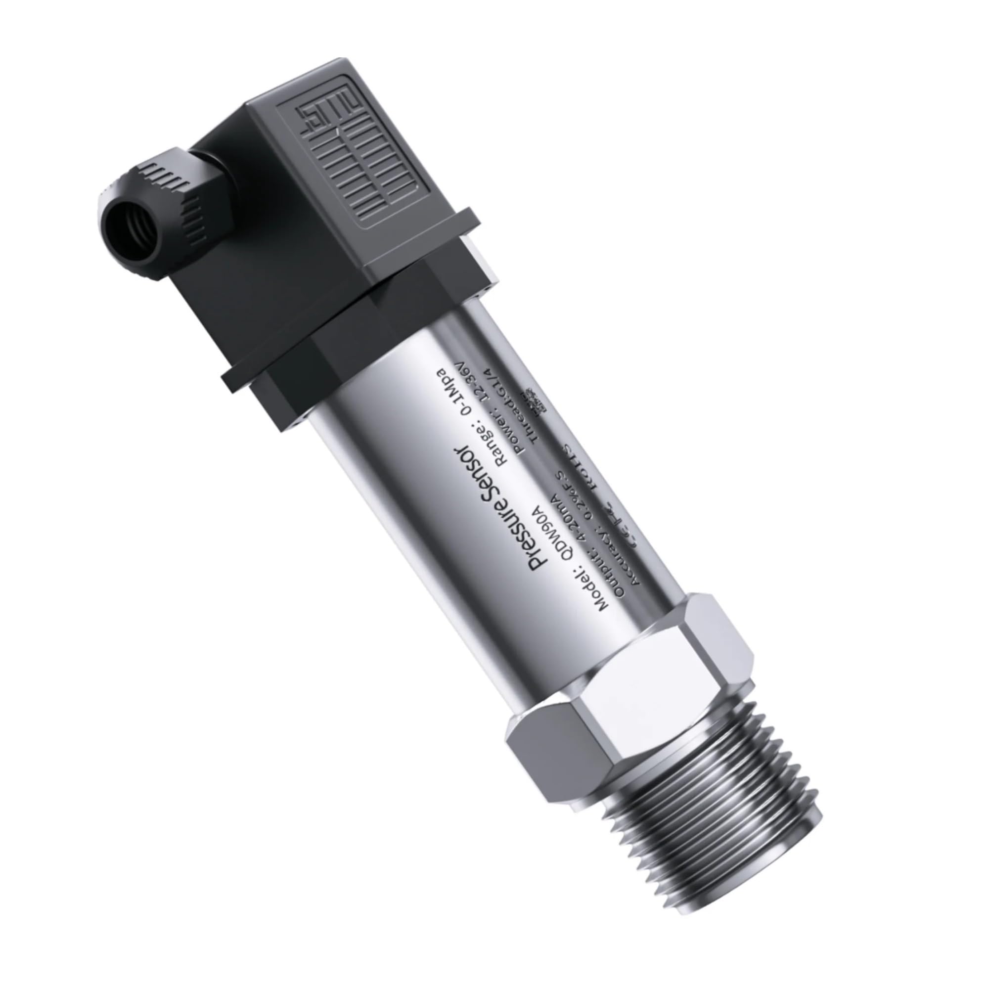 Transmisor de presión pequeño 0-1bar 0-5bar 0-10bar Sensor aire agua 0-5V RS485 M20-1.5 G1-4 transductor rosca 1 Uds(M20-1.5 thread,0-0.2bar)