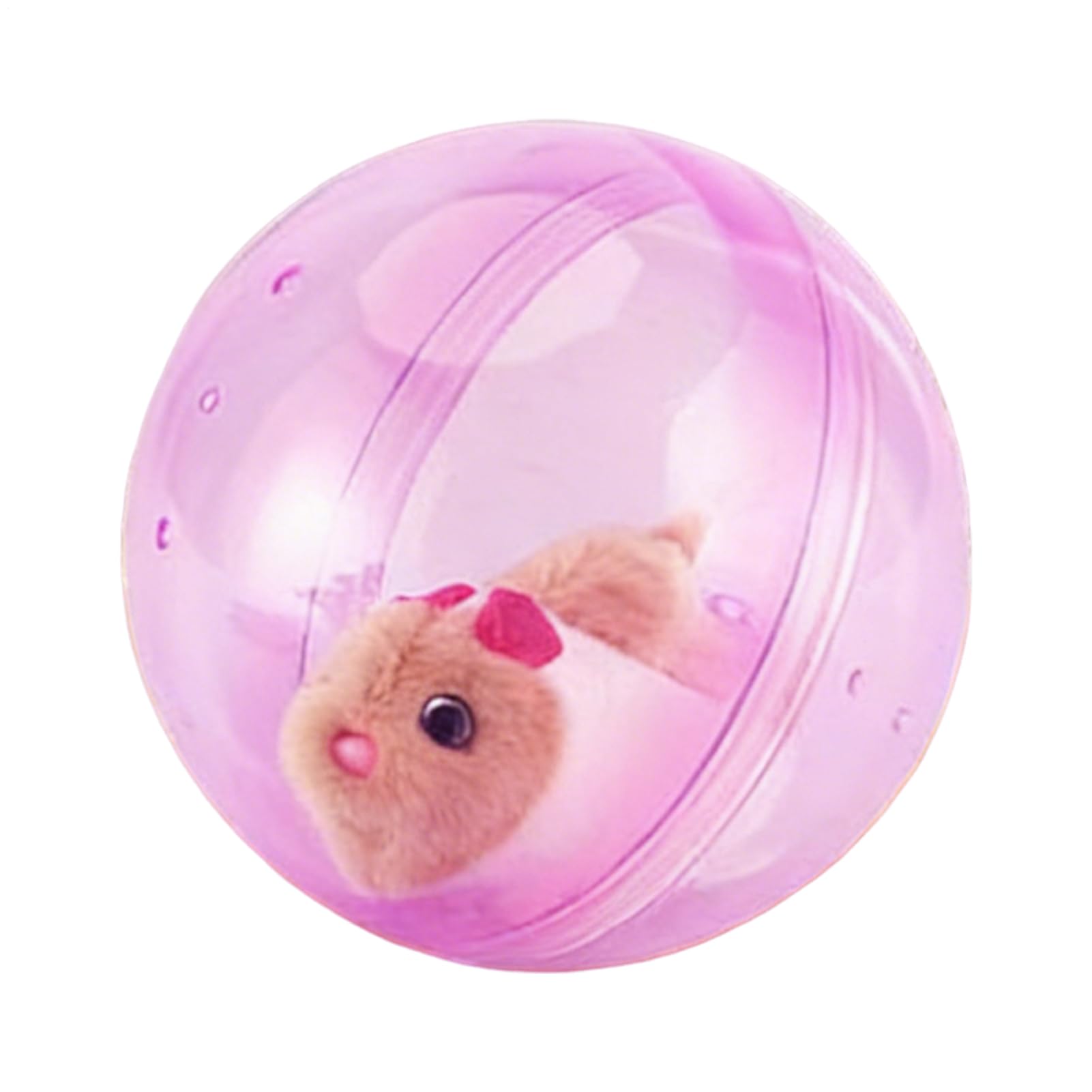 Interactive Pets for Kids,Electric Rolling Ball | Realistic Electric Hamster Plush Toy - for Dog Cat Bunny Child Girl Boy House Playroom Kindergarten Travel Floor