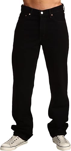 Levi's Men's 550 Relaxed Fit Jeans (Also Available in Big & Tall), Black, 48W x 