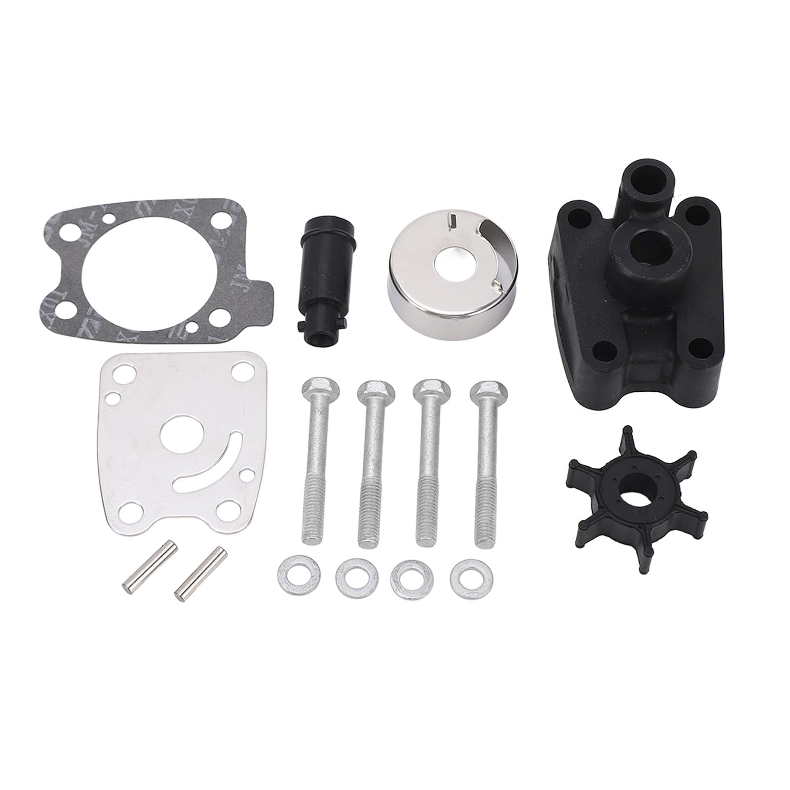 Kit di Riparazione Girante Pompa Acqua per Motore Fuoribordo 4 5 6, OE 6BX WG078 00, Resistente All'ambiente Marino, Prestazioni Superiori, Facile Manutenzione, Sostituzione e