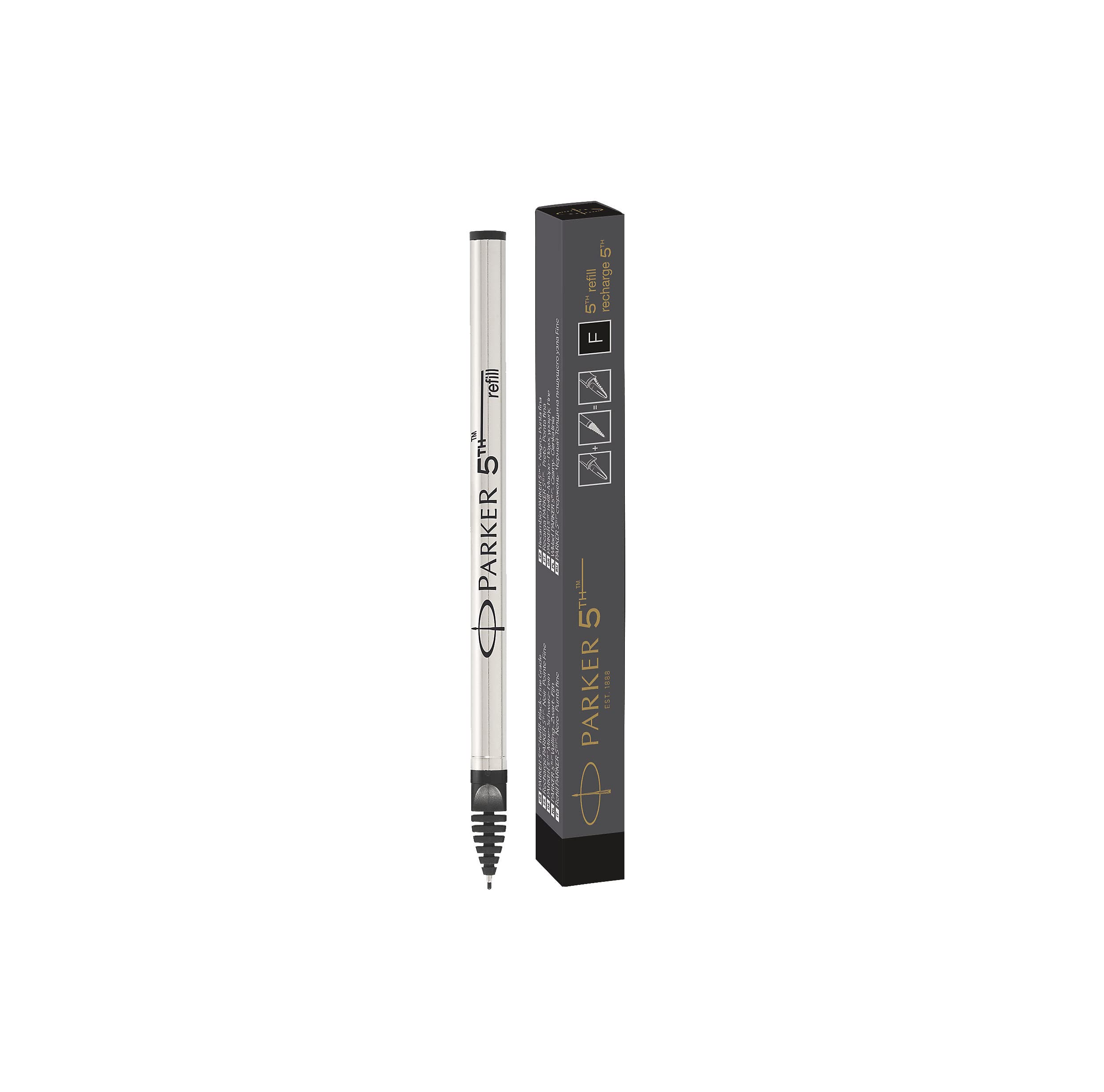 Parker 5th Technology Pen Ink Refill, Fine, Black