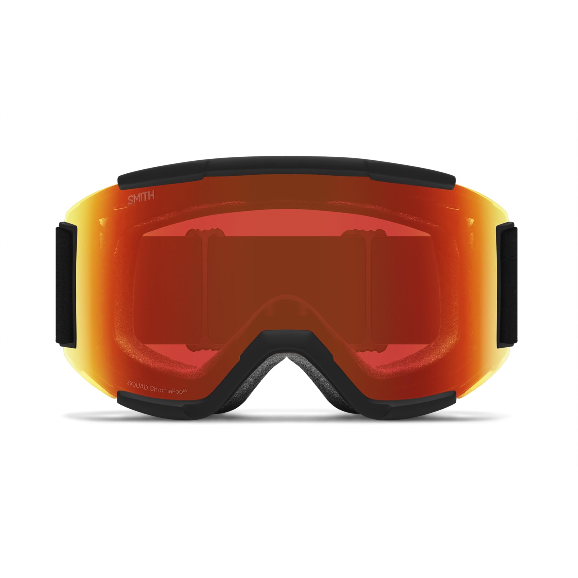 Smith Squad Snow Goggles Black/ChromaPop Everyday Red Mirror