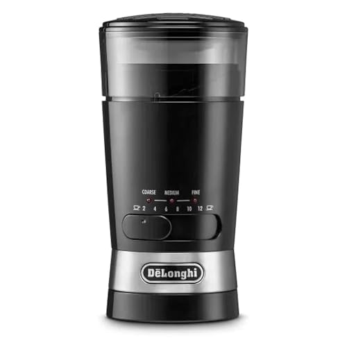 De'Longhi - Molinillo de Café Eléctrico de Cuchillas Negro