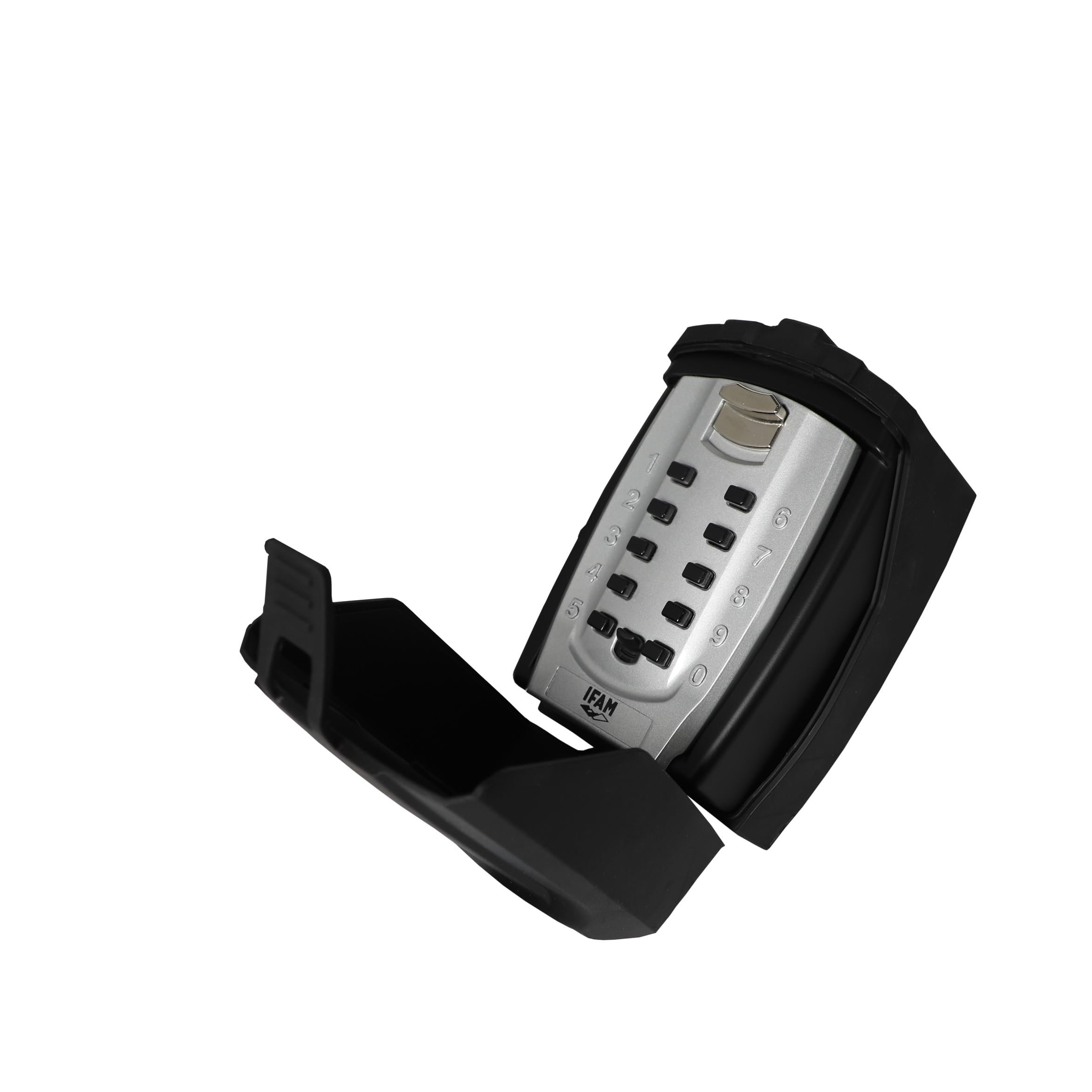 iFAM Wall Key Safe, Digital, Impact Resistant, 10 Digit Keys, Aluminum Alloy, Waterproof