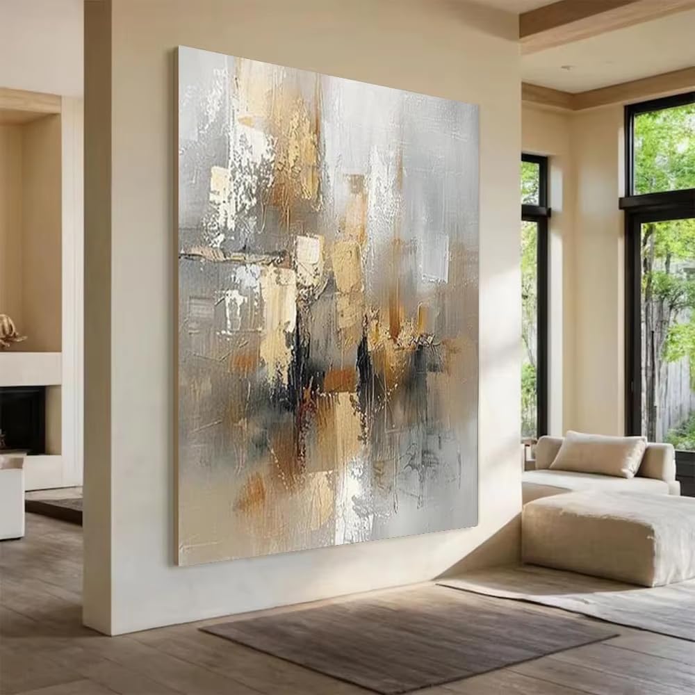 awtrhfc Abstract Painting Nordic Mediterranean Dwelling Wall Art Picture for Home Living Room Decor Image Artwor(50x75cm(20x30in)/No frame)