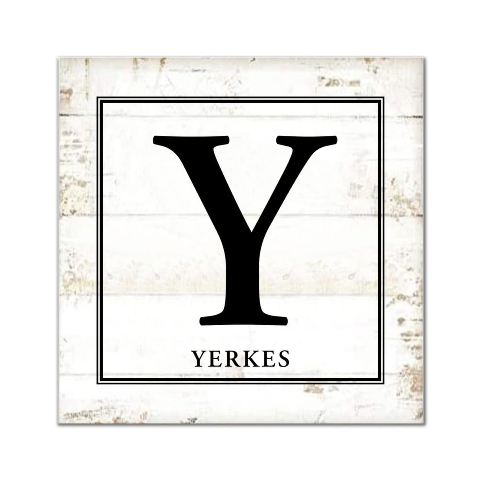 Lettres de l'alphabet en bois Y cadeau pendaison de crémaillère