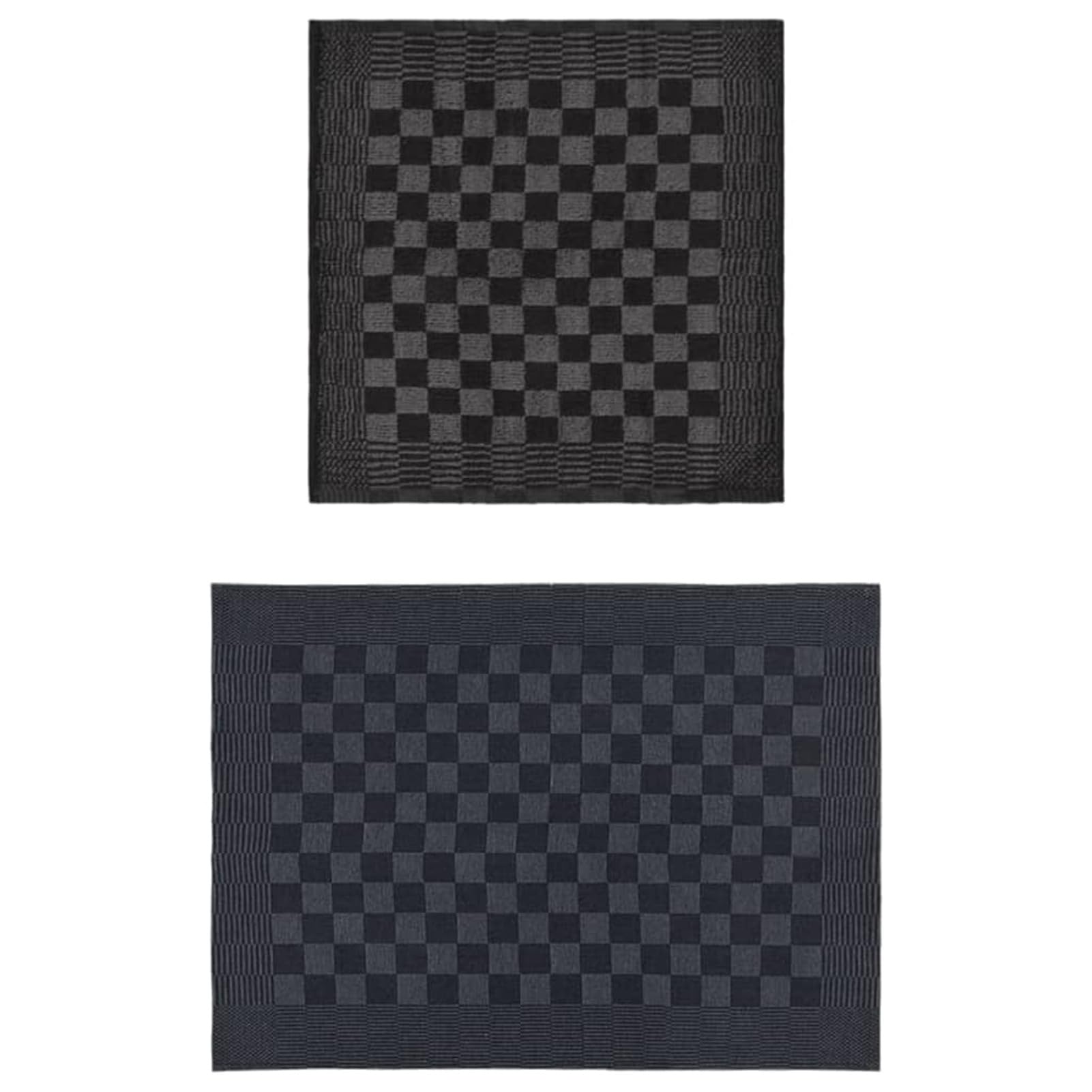 Homgoday Set Strofinacci 20 pz in Cotone Nero e Grigio, Decor da Mobili da Interni per Soggiorno Ufficio Camera da Letto