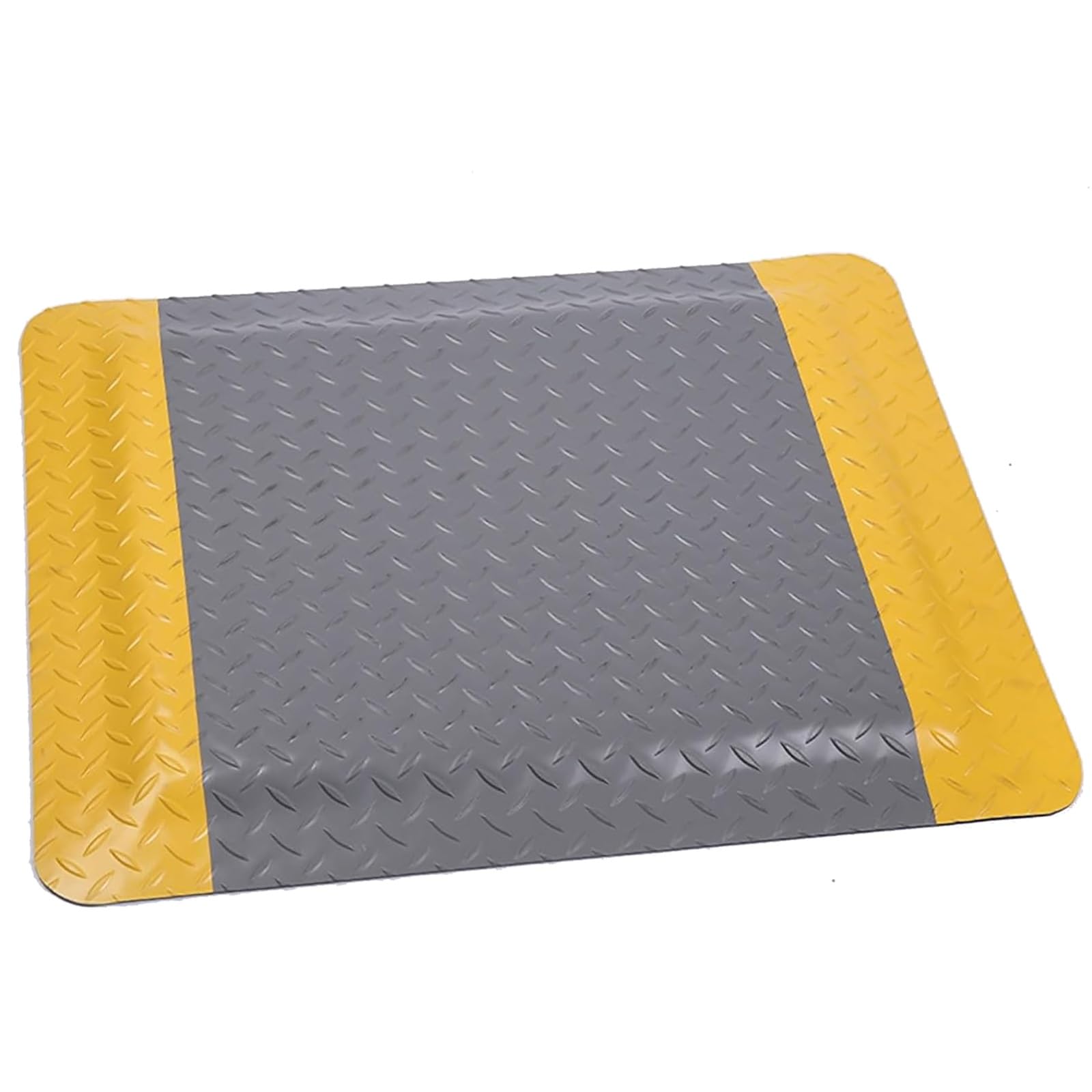 Tappetino Anti-affaticamento, for postazioni di Lavoro in Piedi, Tappetino ergonomico for postazione di Lavoro, Tappetino Industriale in Spugna di PVC da 2 cm(Grey,47.2x47.2in)
