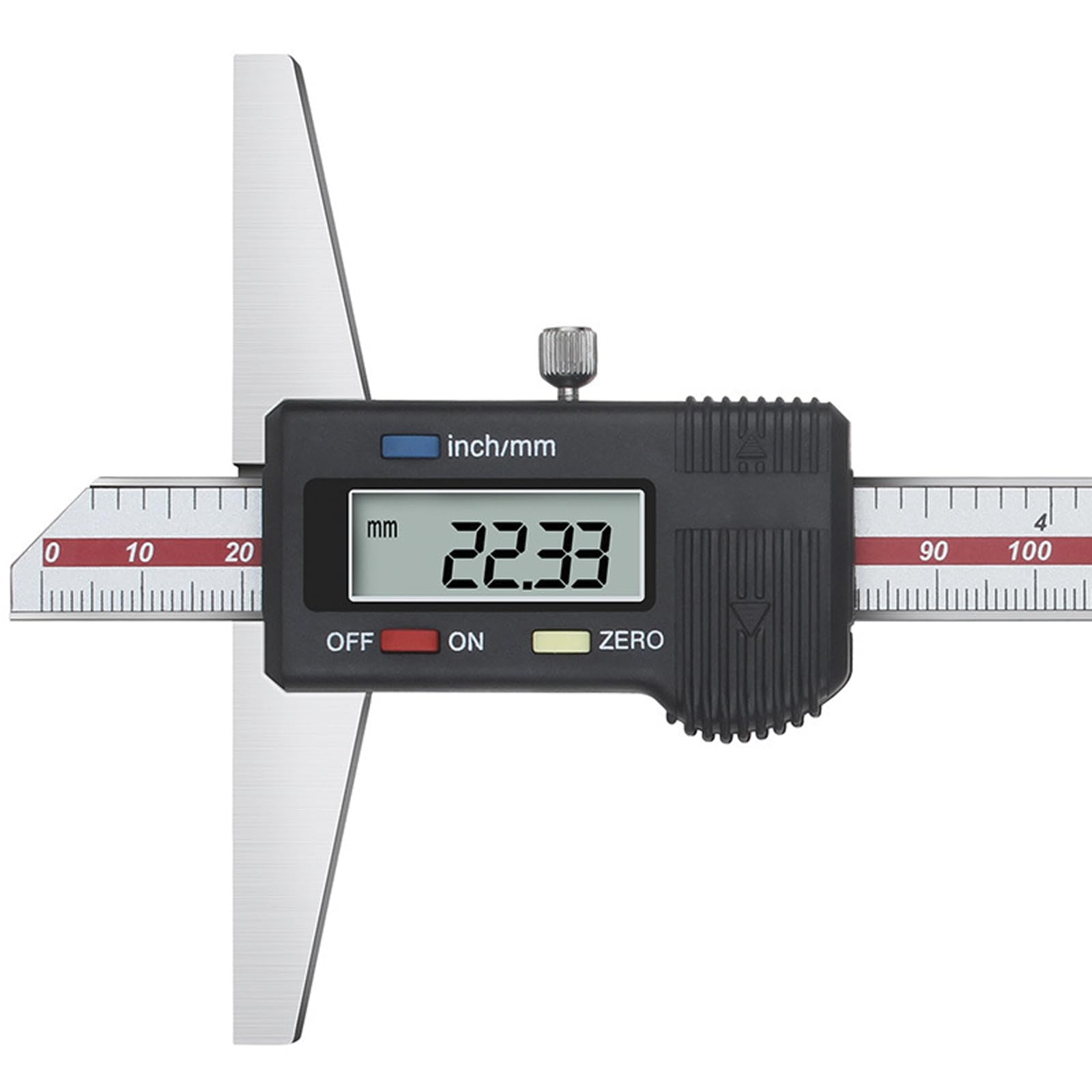 Calibre Digital 0-300mm/12" con Pantalla LCD, Pie de Rey Digital de Acero Inoxidable, Herramienta de Medición de Calibrador para Medición de Profundidad, Conversión de Pulgadas/Milímetros