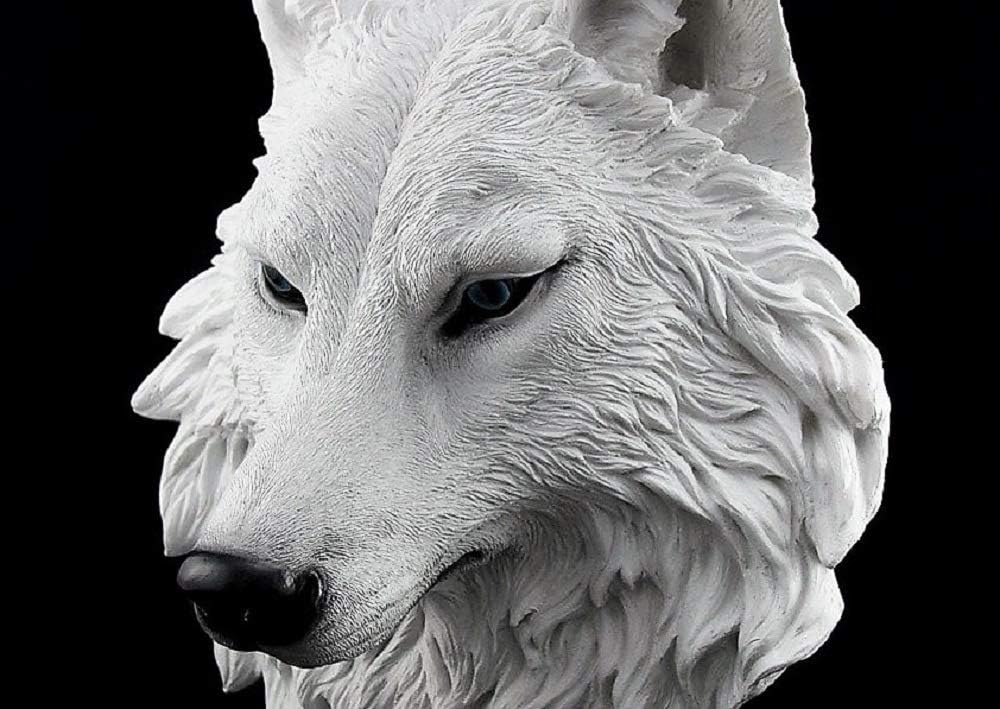 Flаѕh Sаlе DWK 16.5-inch Spirit Snow White Wolf Head Bust Majestic Faux Taxidermy Wall Mount Forest Mountain Wildlife Sculpture Hanging Plaque Home Decor Accent Blасk Frіdау - 80% оƒƒ DWK 16.5-inch Spirit Snow White Wolf Head Bust Majestic Faux Taxidermy Wall Mount Forest Mountain Wildlife Sculpture Hanging Plaque Home Decor Accent