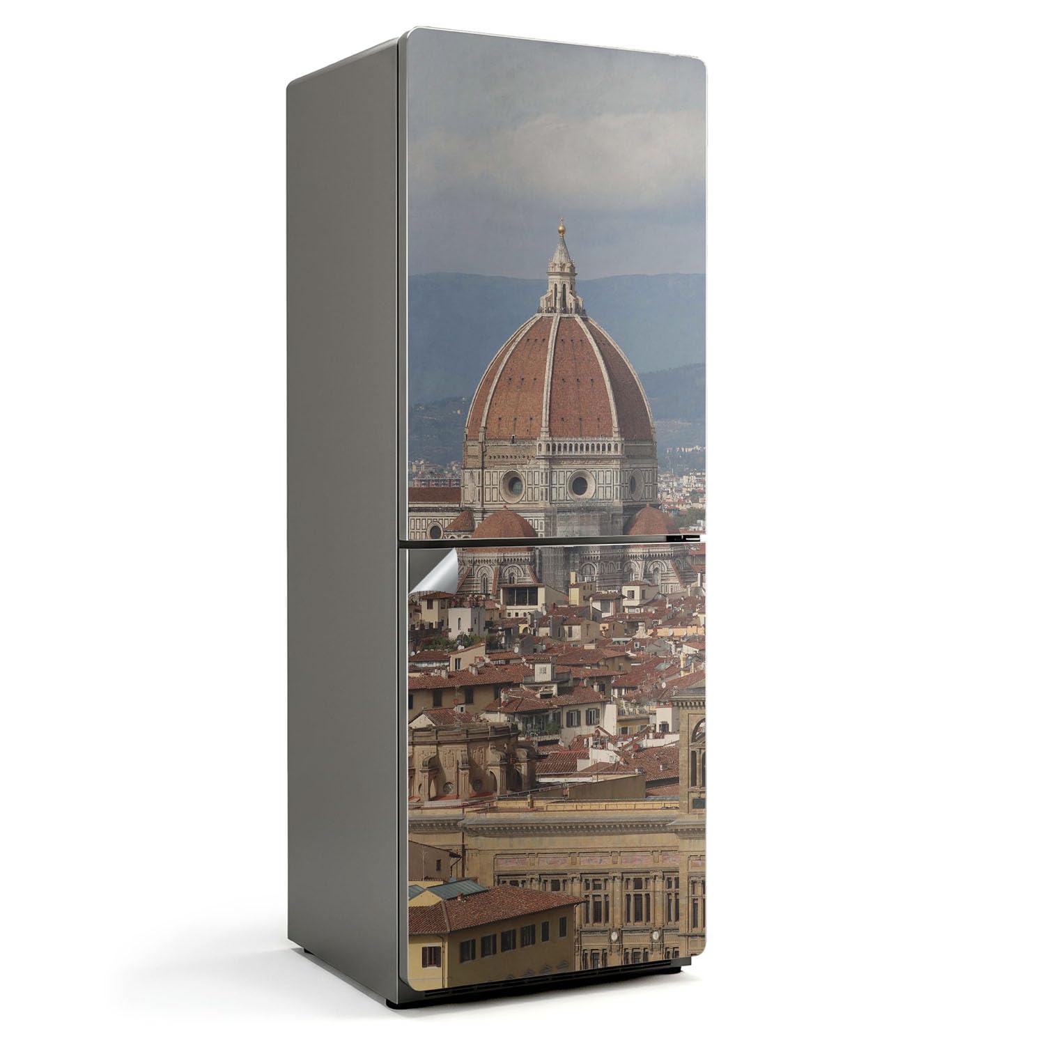 Sticker frigo 70x190 cm Florence - Autocollant de cuisine géant auto-adhésif