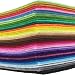 flic-flac 42pcs 8 x 12 inches (20cm30cm) 42 Colors for Choice A4 Felt Fabric Sheet Assorted Color Felt Pack DIY Craft Patchwork