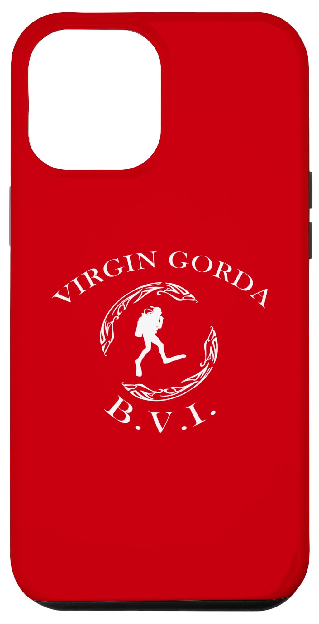 iPhone 14 Pro Max Virgin Islands Tortola Vintage Tribal Dive Case