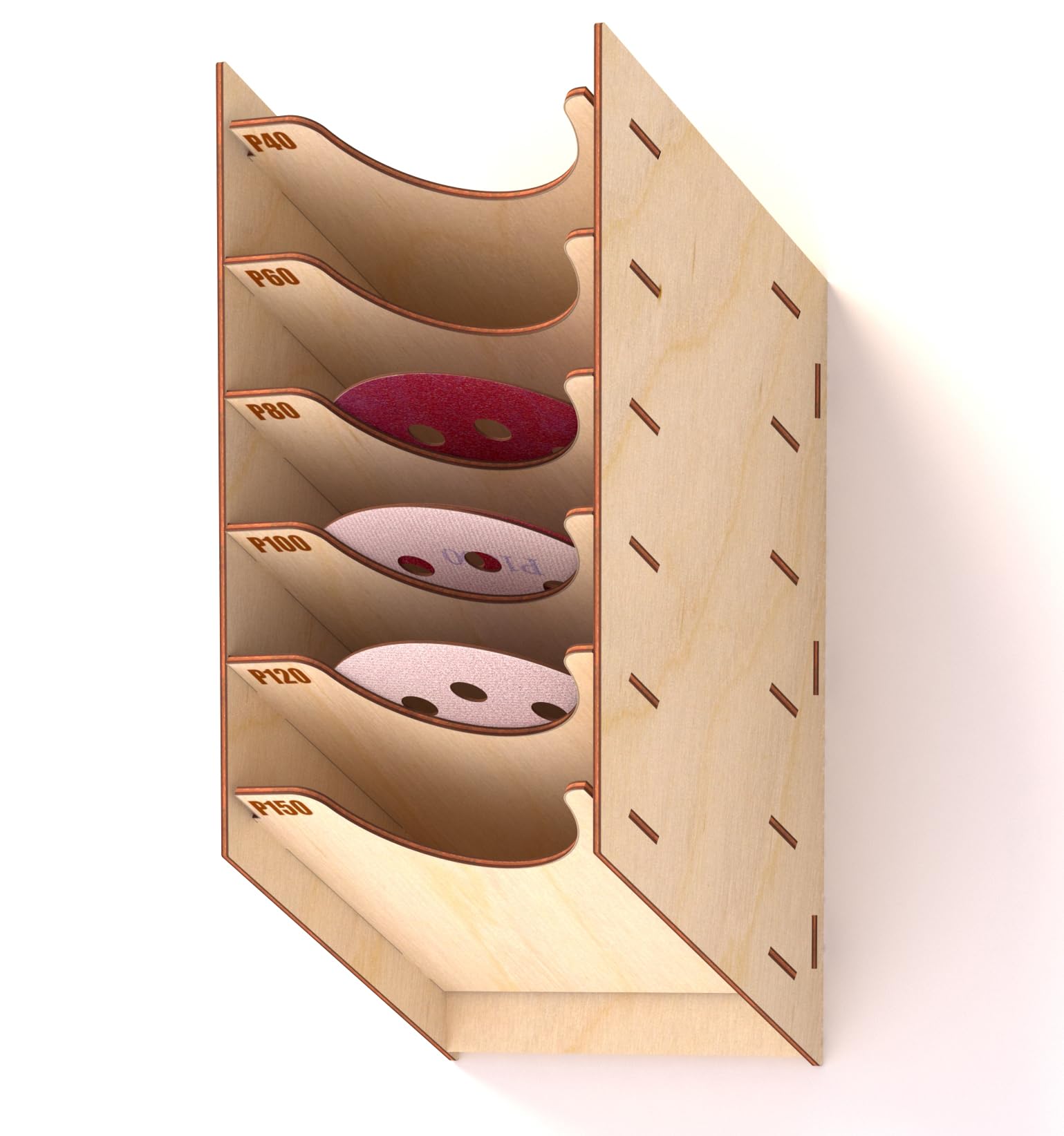 Schleifscheiben Regal Aufbewahrung Box für Schleifscheiben bis Ø 125MM
