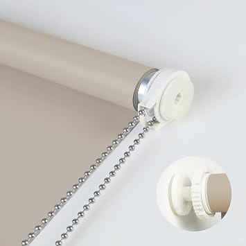 Roll Screen, Tension Type, Roll Curtain, Custom Made 0.1 cm Unit Size Specified Free, Grade 1 Blackout, UV Protection, No Drilling Required, Stainless Steel Chain Type, Easy Installation, Insulated
