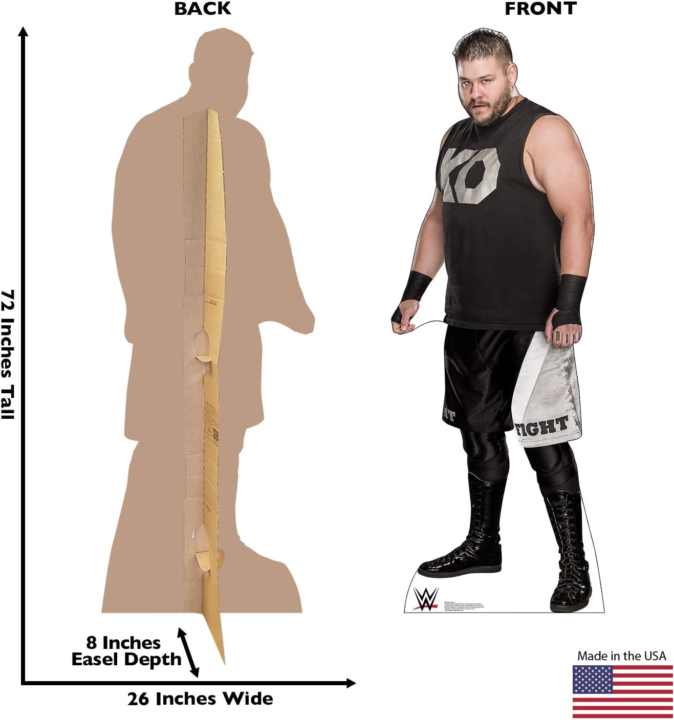Cardboard People Kevin Owens Life Size Cardboard Cutout Standup - WWE