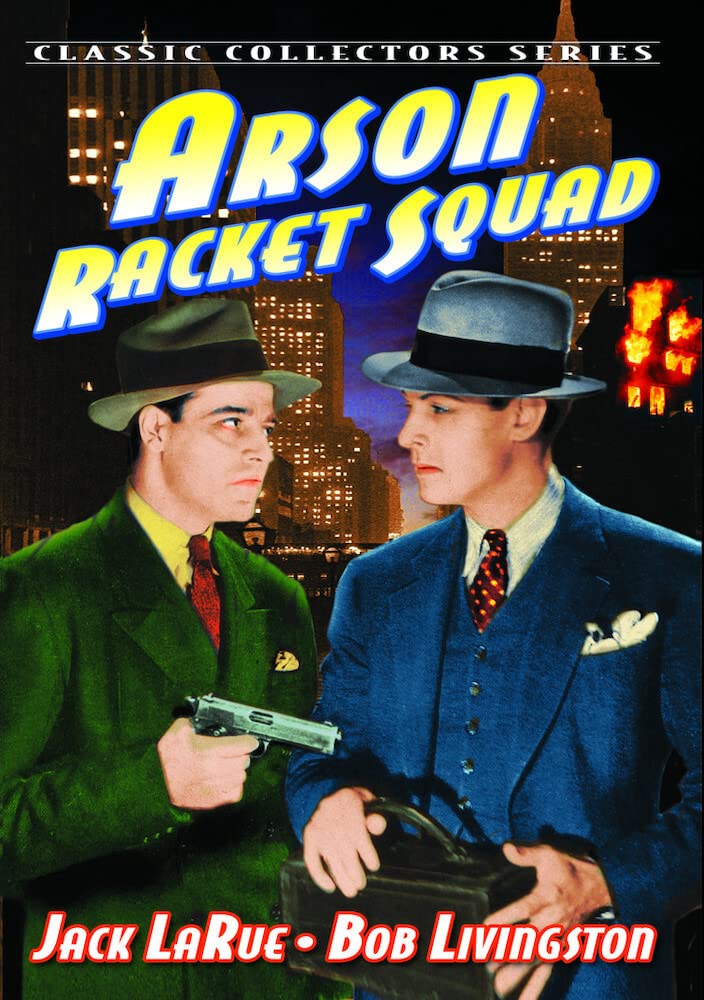 Arson Racket Squad película clásica 1938 Región 1 para cinéfilos