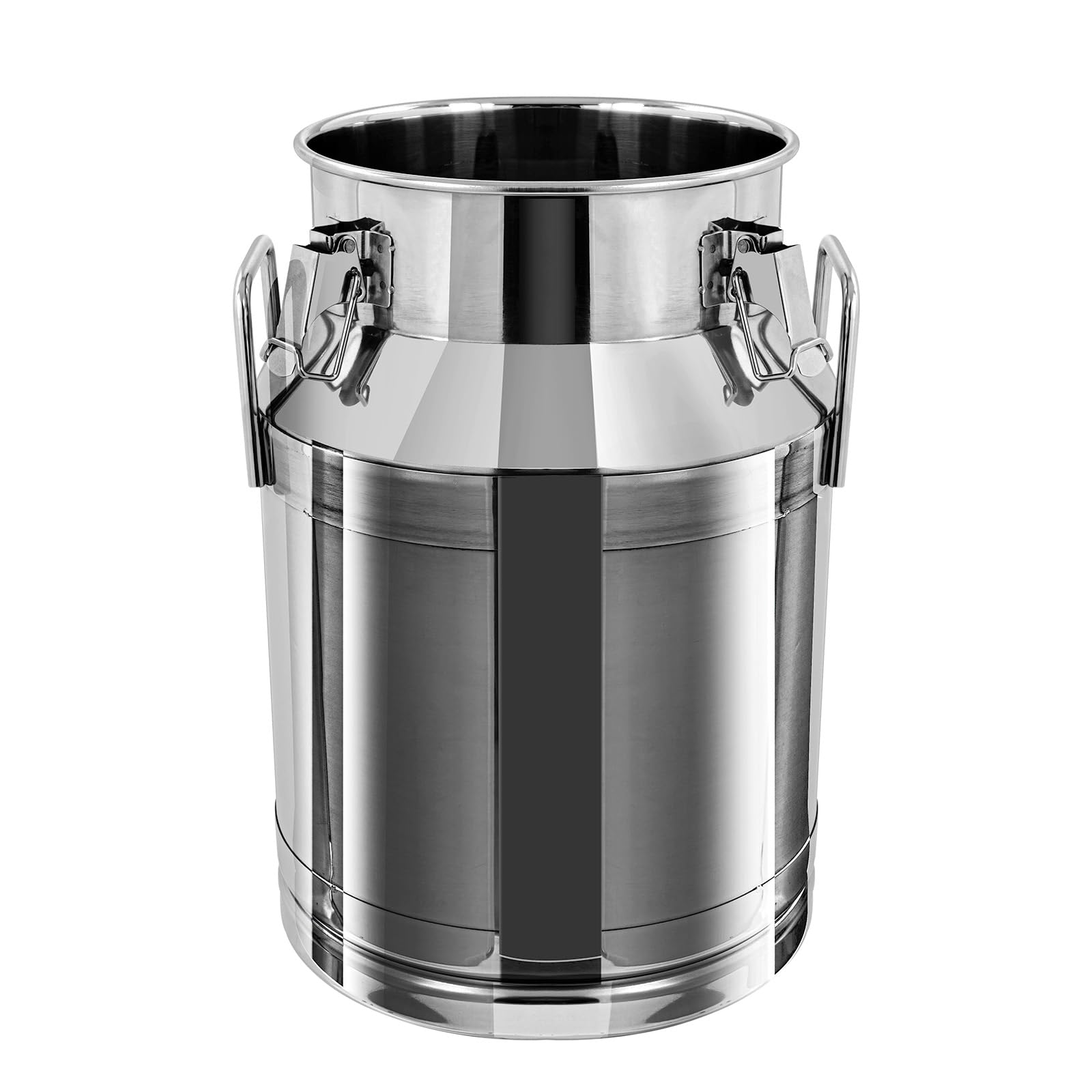 Caraffa per latte in acciaio inox, da 30 litri, senza BPA, per latte, succhi di frutta, olio e alimenti secchi, come riso o cereali, versatile, robusta, antiruggine, maniglia per il trasporto (30 l)